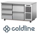 COLDLINE - MASTER - KØLEBORD MED 2 LÅGE